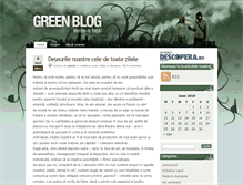 Tablet Screenshot of greenblog.descopera.ro